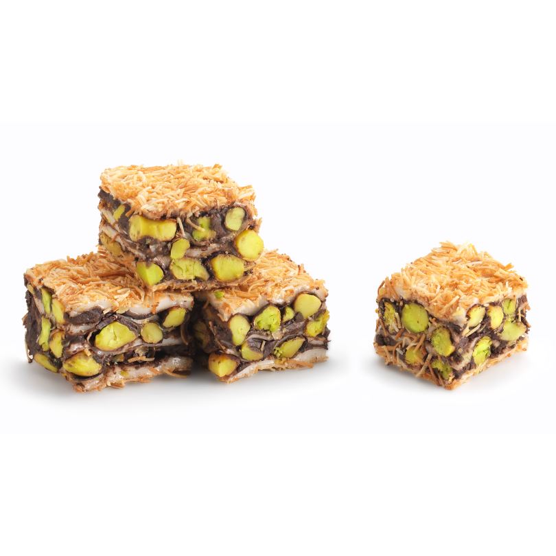 Antep Fıstıklı Kadayıf Kaplı Lokum Baklava 360 Gr