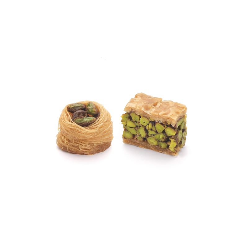 Spesiyal Antep Fıstıklı Kuşdili & Kuş Yuvası Mini Baklava 440 Gr